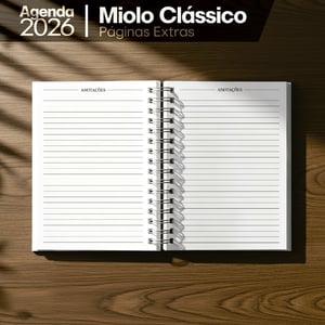 Agenda 2026 Comercial Clássica