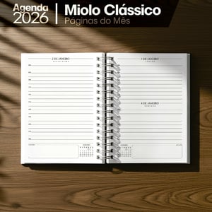 Agenda 2026 Comercial Clássica