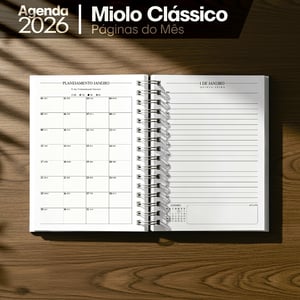 Agenda 2026 Comercial Clássica