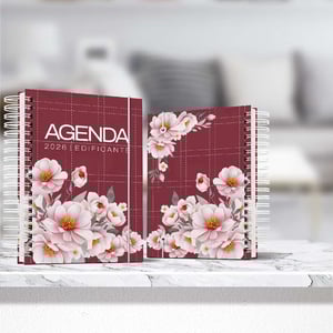 Agenda 2026 floral edificante modelo 05