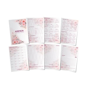 Agenda 2026 floral edificante modelo 07