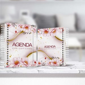 Agenda 2026 floral edificante modelo 08