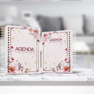 Agenda 2026 floral edificante modelo 09
