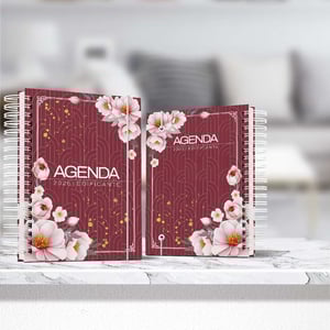 Agenda 2026 floral edificante modelo 10
