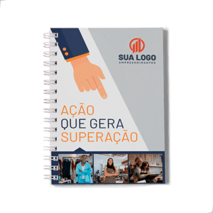 Caderno Capa Dura A5 personalizado Empresarial