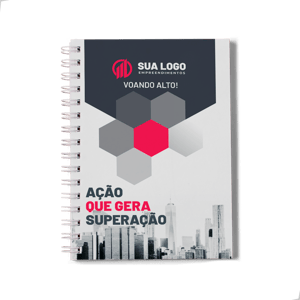 Caderno Capa Dura A5 personalizado Empresarial