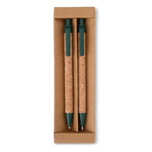 Kit Ecológico Caneta e Lapiseira Cortiça