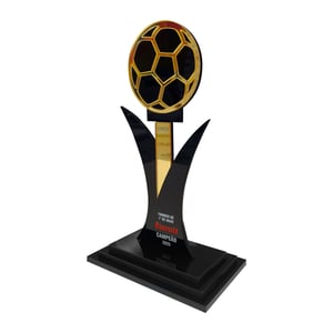 Troféu em acrílico com sobreposição