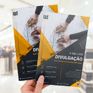 Folhetos e Folders 15,06x10,46cm Couchê 300g Frente e Verso Coloridos Laminação Fosca Couchê 300g 15,06x10,46cm Frente e Verso Coloridos Laminação Fosca  