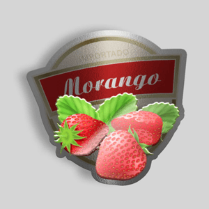 Adesivos BOPP com Verniz Localizado 7,5x7,5cm