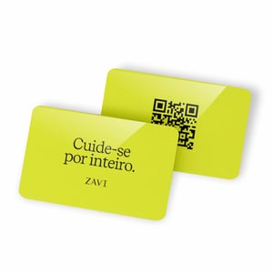 Cartão de Visita em PVC 0,5mm - Fosco com Frente e Verso Coloridos