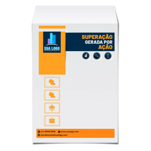 Envelopes Saco Para Folha A4 Personalizado Offset 90g/m² 229X324mm 4/0 - Impressão color Frente Sem opções Sem opções Sem opções