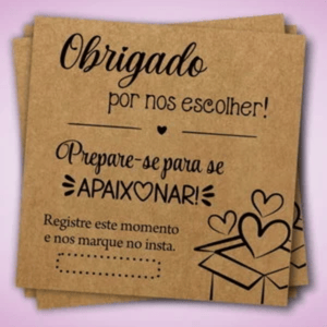 Cartão Postal 9x10cm Kraft 240g Sem Verniz (1x0) Kraft 240g 9x10cm 1x0 - Tinta Preta Apenas na Frente  Sem Verniz 