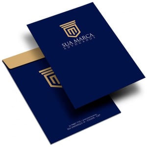 Envelopes Saco Para Folha A4 Personalizado Offset 120g 240X340mm 4/4 - Impressão color Frente e verso  Sem acabamento Sem opções