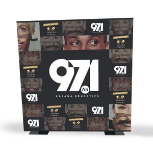 Backdrop Roll up em Metalon 2,00x2,00m      