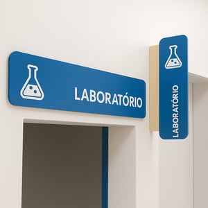 PLACAS DE SINALIZAÇÃO CORPORATIVA PS, PVC, Acrílico, Inox, ACM, Acrílico Espelhado 20x10cm | 30x15cm | 40x20cm | 50 x 25 cm |Personal Colorido Frente  Corte Reto, Cantos Redondos ou Corte Especial Fita VHB Alta Fixação ou Furos