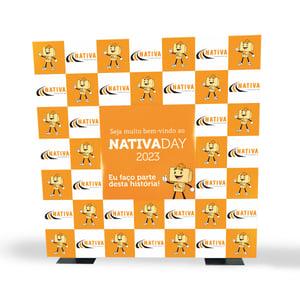 Backdrop Roll up em Metalon 3,00x3,00m      