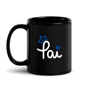 CP004 Caneca Porcelana Preta Porcelana Capacidade - 330ml    