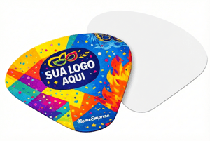 AV001 Ventarola / Abanador Triplex Supremo Suzano 300g 21.5x21.5cm 4x0 (Apenas Frente)  Corte e Vinco Personalização a sua escolha!