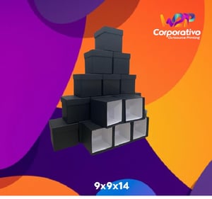 CX9914TS - Caixa Cartonada com Tampa Solta Personalizada 9x9x14 cm      