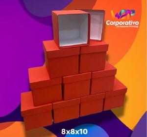 CX8810TS - Caixa Cartonada com Tampa Solta Personalizada 8x8x10 cm      