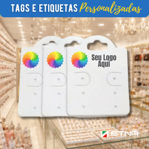Tags Papel Triplex 250 gr ou Kraft 240 gr 5 x 5 (cm) CMYK Impressão Digital Corte Digital Frente ou Frente/Verso