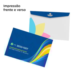 Envelope 16x11cm 4X4 cores  16x11cm 4X4   