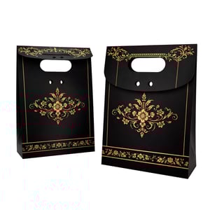 Sacola de presente 12x16x4cm em papel couchê 250g couchê 250g     