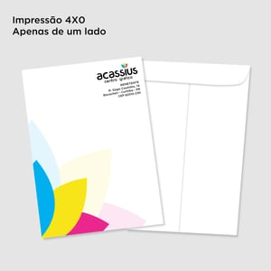 Envelope 24x34cm 4x0 Cores  24x34cm 4x0   
