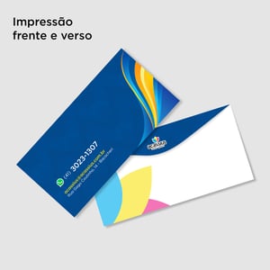 Envelope 23x11cm 4X4 cores  23x11cm 4X4   