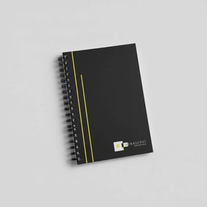Cadernos Capa Dura 17x24cm 4x0 cores Laminação BOPP Fosca Wire-Ô 