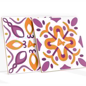 Azulejo Personalizado Azulejo Cerâmica Branco  4/0 Impressão em sublimação   Suporte Plástico