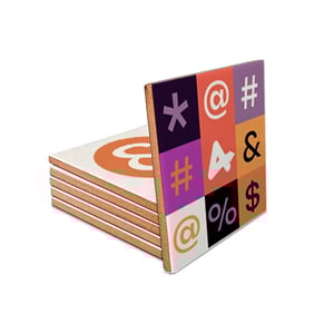 Azulejo Imã Azulejo Cerâmica Branco 5 x 5 cm 4/0 Impressão em sublimação   Imã total no verso