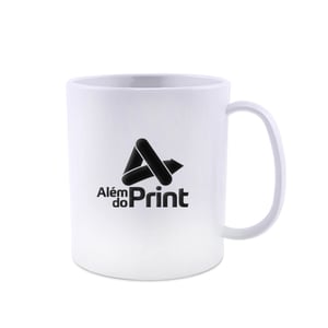 Caneca Plástica Polímero 325ml Sublimação   