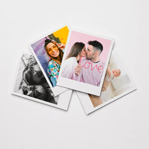 Foto Ímã Polaroid 9x7cm Lembrancinha Papel fotográfico semibrilho com manta magnética total no verso 9 x 7cm Colorido   