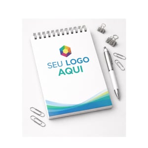 Bloco de anotações personalizado (com 10)      