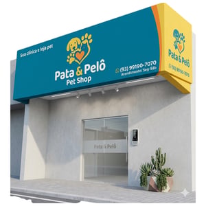 Fachada Comercial em Lona      