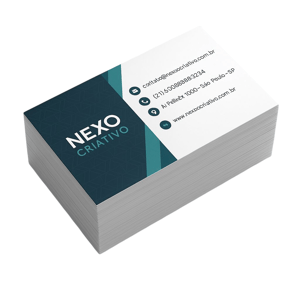 Cartão de visita Couchê 250g 9x5cm, 10X5cm 4x4 Verniz Total Brilho 4 Cantos Arredondados Link Banco de imagens (logo abaixo)
