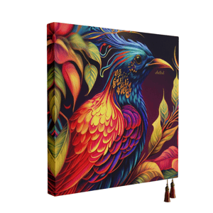 Quadro Decorativo Lona 440g 65x100 4x0 Brilho Com Vidro 