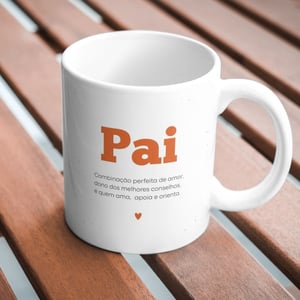 Caneca de louça Personalizada