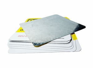 Placa Cuidado Risco De Choque Elétrico Geração Própria 25x25cm Chapa Galvanizada