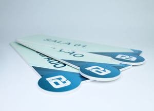 Placa de Sinalização indendificação de Porta Empresa 25x10cm