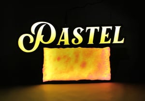 Luminoso Led Pastel Decoração Pastelaria Placa Letreiro Iluminado