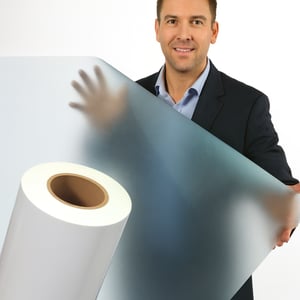 Adesivo Jateado para Blindex