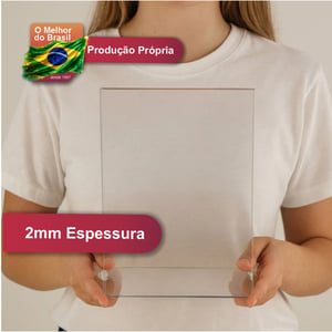 Display Expositor Acrílico A4 De Balcão Mesa Cor Transparente