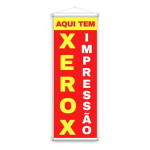 Faixa De Xerox Impressão Para Papelaria Banner Comprido 1un