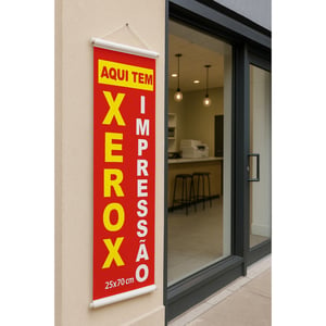Faixa De Xerox Impressão Para Papelaria Banner Comprido 1un