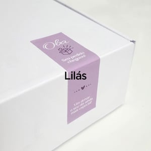 Adesivo Decorativo Vinil 2,7x8,5cm | Etiqueta Elegante para Embalagens | Pronta Entrega
