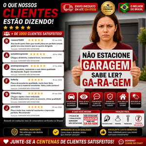 Placa Proibido Estacionar