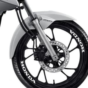 Kit 8 Adesivos Honda Branco Vinil Recortado Moto Carenagem